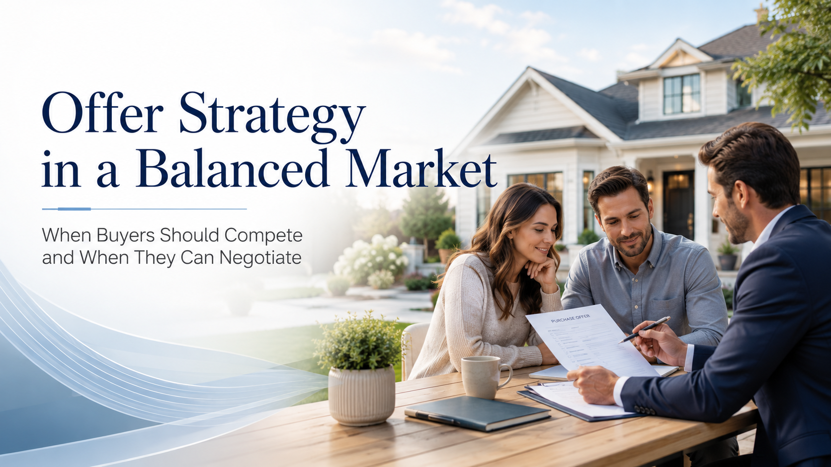 Offer Strategy in a Balanced Market: When Buyers Should Compete and When They Can Negotiate